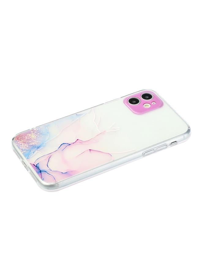 Zaboon Case For iPhone 12 mini Hollow Marble Pattern TPU Straight Edge Fine Hole Protective Case - Image 3