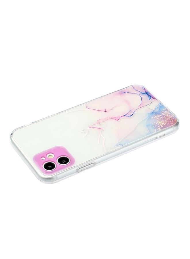 Zaboon Case For iPhone 12 mini Hollow Marble Pattern TPU Straight Edge Fine Hole Protective Case - Image 4