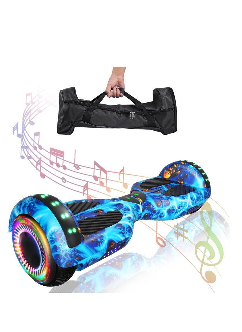 Cool Baby 6.5inch Smart Electric Scooter 2 Wheels Self Balancing Scooter Lithium Battery Hoverboard Balance Scooter Bluetooth with Led Lights.  - Image 1