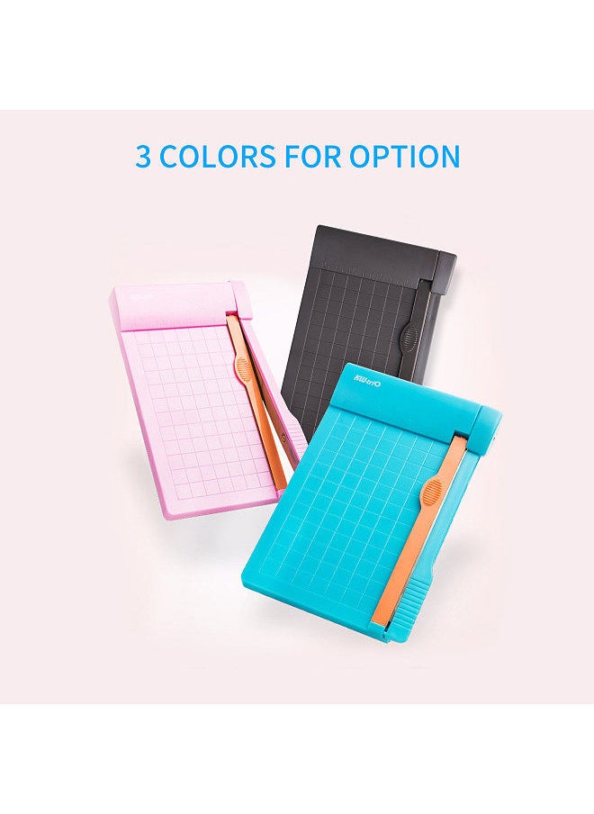 Kw-trio Mini Paper Trimmer Guillotine Cutter 6 Inch (160mm) Cut Length Desktop Paper Cutting Machine with Security Cutter Head for Craft Paper Photos Cards Scrapbooking Office Home Supplies  - Image 4