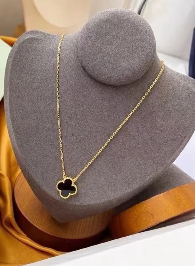 قلادة نسائية ذهبي مع اسود - Image 1