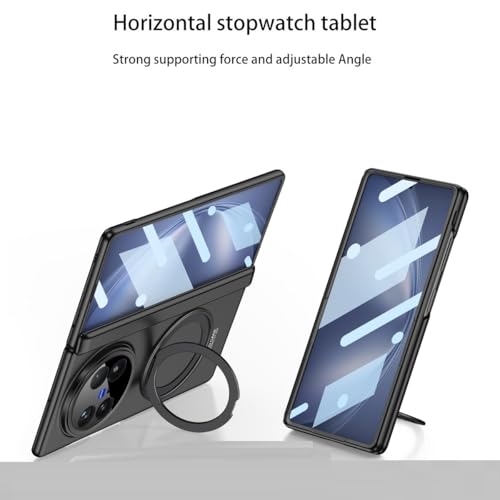 Midkart Magnetic Cover Compatible with Vivo X Fold 5 Release 2025 and Compatible with Magsafe Charging Hinge Protection Front Glass Case & Camera Protection, Black - Image 4