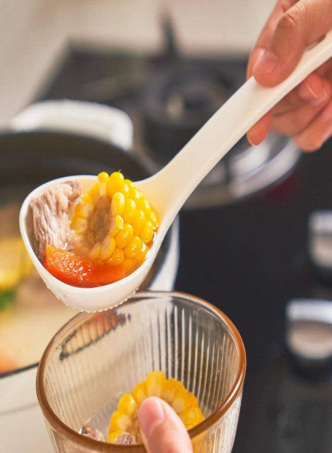 MXY Plastic Soup Ladle Spoon Small Soup Scoop for Ladling Out Skilly Oatmeal Kitchen Tool - Image 4