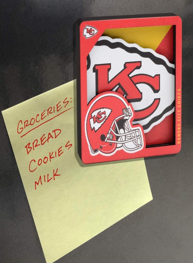 YouTheFan NFL Kansas City Chiefs 3D Logo Series Magnets - Image 5