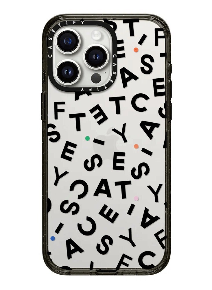 Casetify iPhone 14 Pro Max/15 Pro Max/16 Pro Max Case MagFit Anti-Yellowing Technology Clear/Black Frame - Image 3