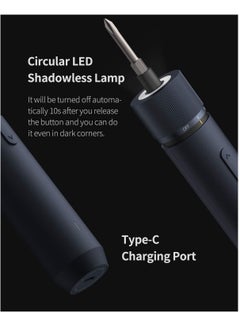 Y&D Electric Screwdriver, 3.6V Cordless Screwdrive Set, All-in-One Design, USB-C Charging Cable, Manual & Electric, LED Shadowless Light, 3 Torque, 5N.m 1500mAh, 12Pcs Bit for Electrical Repairs  - Image 3