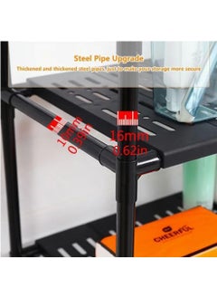 Matiko Matiko Over The Toilet Storage Rack 2 Tier Bathroom Organizer Commode Shelving Organizer Freestanding Shelf Space Saver Heavy Duty Sturdy Over The Toilet Storage Rack  - Image 4