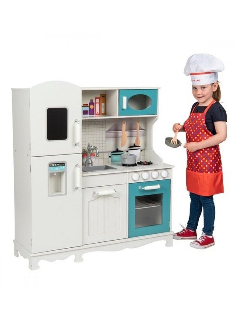 AGD Real Wooden Kitchen Set for Kids with Lights & Sound - Image 1