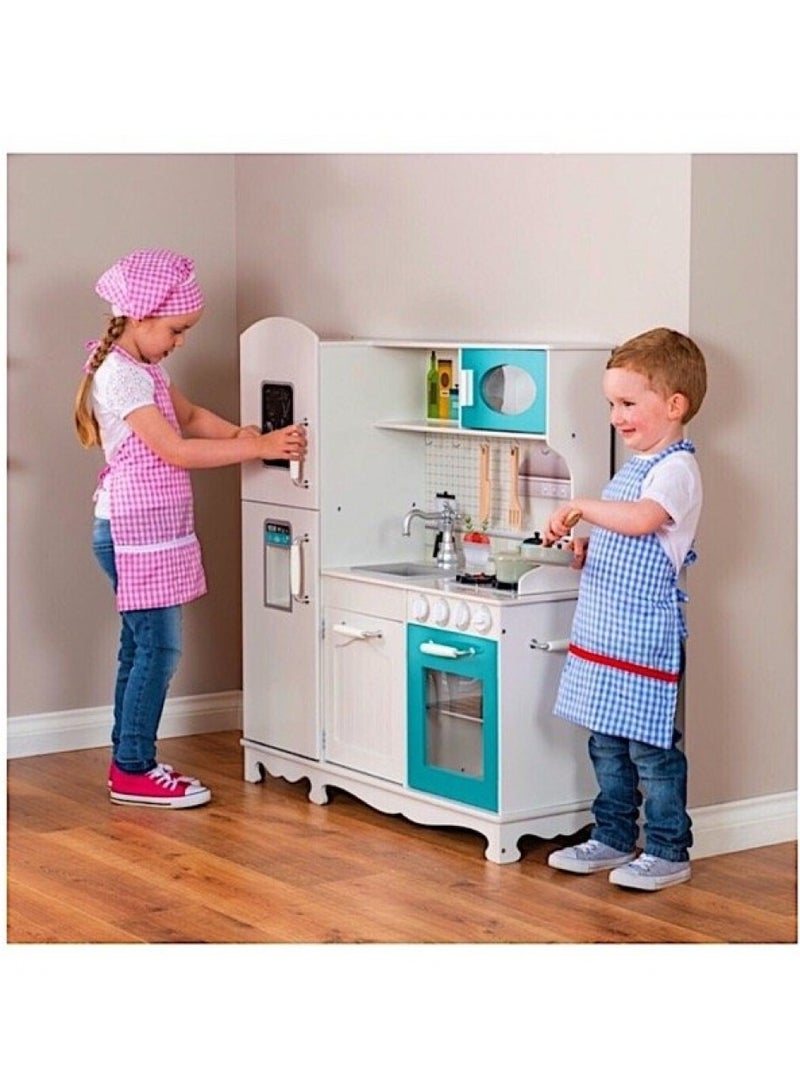 AGD Real Wooden Kitchen Set for Kids with Lights & Sound - Image 3