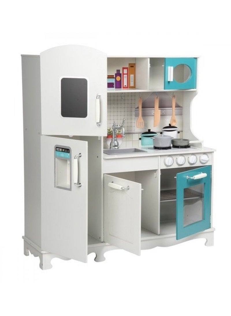 AGD Real Wooden Kitchen Set for Kids with Lights & Sound - Image 2