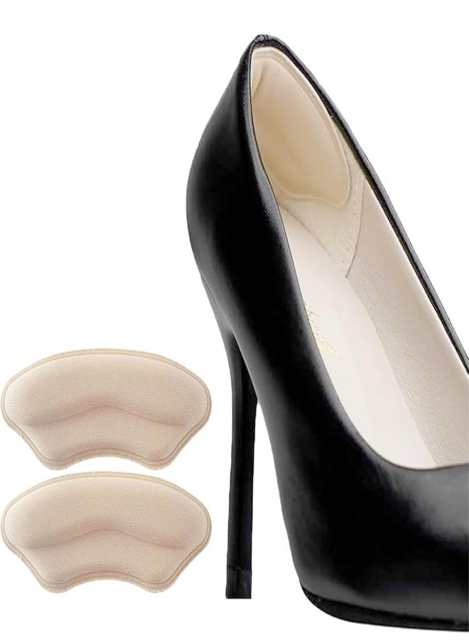 Peeruka Combo Self-Adhesive Heel Grips Liner Shoe Tightener Inserts for Loose Shoes, Shoes Bite Protector Heels Pads Snugs for Shoe Insoles, Heel Pad for HeelPain Men Women (Heel Liner - 1 Pair Skin, Free) - Image 1
