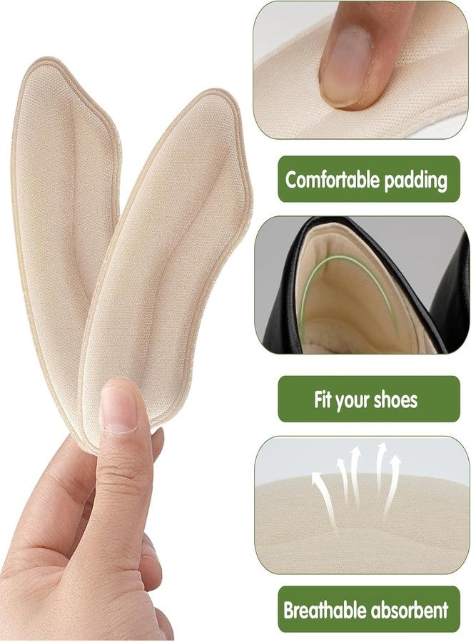 Peeruka Combo Self-Adhesive Heel Grips Liner Shoe Tightener Inserts for Loose Shoes, Shoes Bite Protector Heels Pads Snugs for Shoe Insoles, Heel Pad for HeelPain Men Women (Heel Liner - 1 Pair Skin, Free) - Image 4