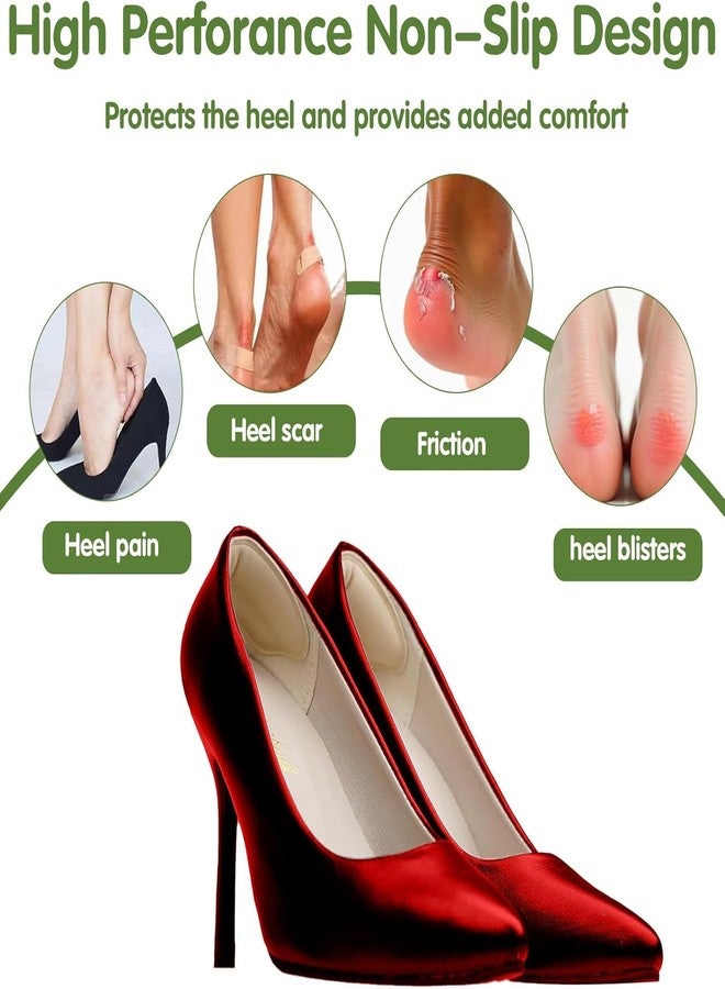 Peeruka Combo Self-Adhesive Heel Grips Liner Shoe Tightener Inserts for Loose Shoes, Shoes Bite Protector Heels Pads Snugs for Shoe Insoles, Heel Pad for HeelPain Men Women (Heel Liner - 1 Pair Skin, Free) - Image 3