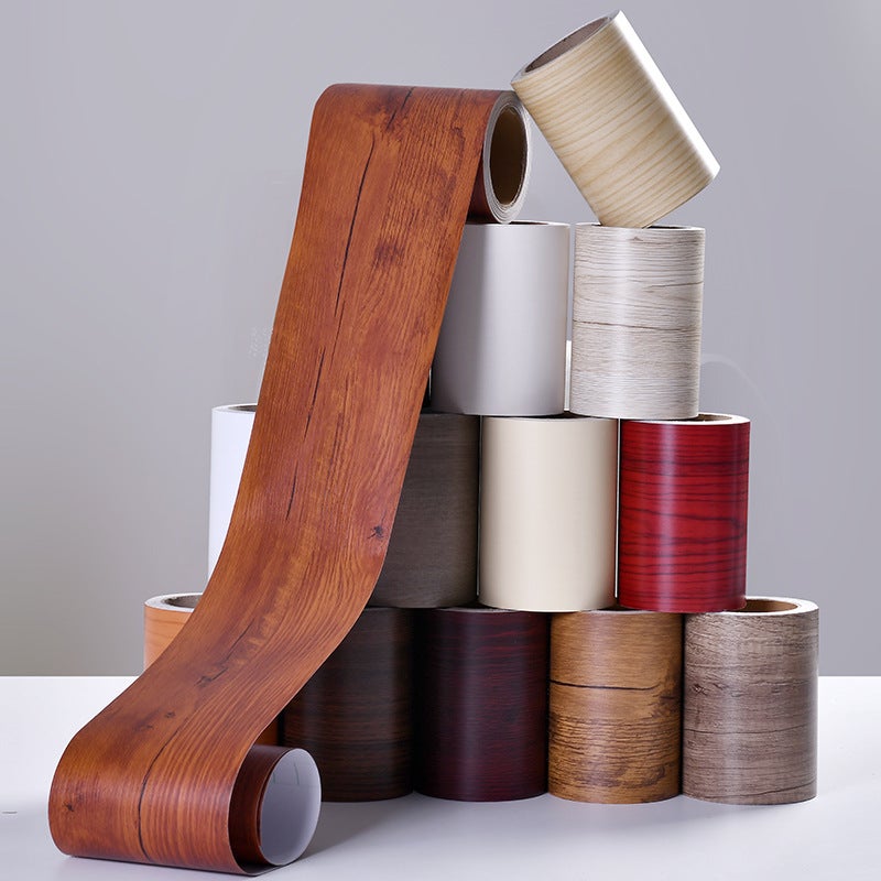 A Generation Of 10 Meters Of Self-Adhesive Wood Grain Skirting Line Waist Line Waveguide Line Door Frame Edge Stickers Windowsill Waterproof Stickers - Image 5