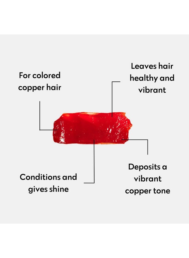 Four Reasons Color Mask - Copper - (27 Colors) Toning Treatment, Color Depositing Conditioner, Tone & Enhance Color-Treated Hair - Semi Permanent Hair Dye, Vegan and Cruelty-Free, 6.76 fl oz - Image 4