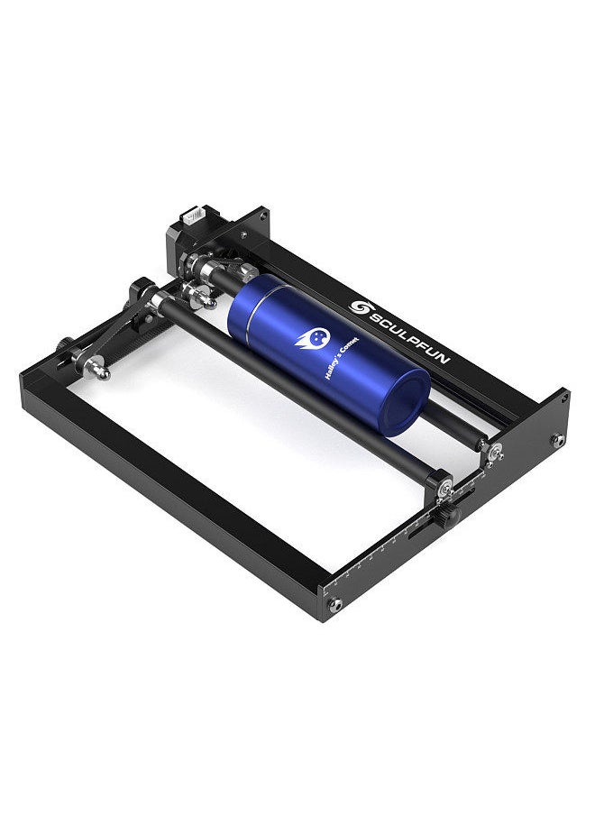 SCULPFUN Laser Rotary Roller Laser Engraver Y-axis Rotary Roller 360° Rotating for  6-150mm Different Engraving Diameter for Laser Engraving Cylindrical Objects Cans  - Image 1