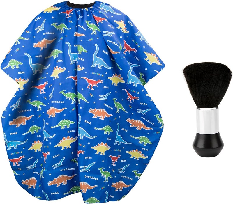 Himart Hair Cutting Barber Cape Professional Haircut Salon Cape for Men Women (Blue Dinosaur) - Image 1