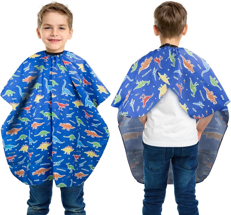 Himart Hair Cutting Barber Cape Professional Haircut Salon Cape for Men Women (Blue Dinosaur) - Image 5