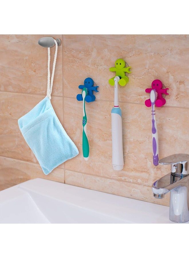 Shappy 8 قطع حقيبة حامل الصابون ميكروفايبر حقيبة تقشير الصابون حقيبة توفير الصابون المعلقة أكياس صابون ناعمة ملونة لتنظيف الجسم والوجه، 4 ألوان - Image 5