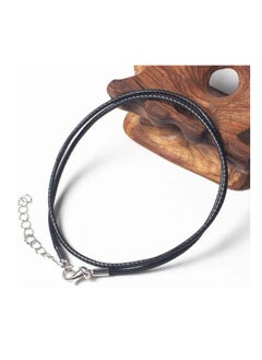 Fayrouz Jewellery Unisex crystal necklace with a natural leather cord and a crystal pendant of stones, a unisex hexagonal pendant from Fayrouz Jewelry  - Image 4