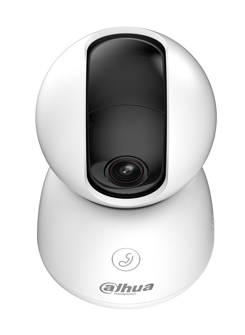 Dahua - 5MP 3K Indoor Smart Camera | Wi-Fi 6 | Pan & Tilt 360 View | Auto Tracking | Two way talk | Call button | Human detection | Privacy Mode | Night Vision | Model DH-H5B | White - Image 1