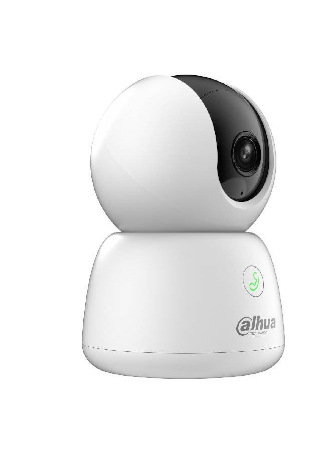Dahua - 5MP 3K Indoor Smart Camera | Wi-Fi 6 | Pan & Tilt 360 View | Auto Tracking | Two way talk | Call button | Human detection | Privacy Mode | Night Vision | Model DH-H5B | White - Image 1