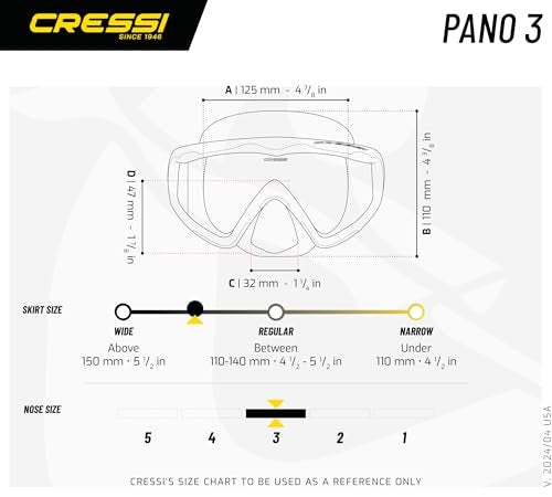 Cressi Pano 3, Black/Purple - Image 5
