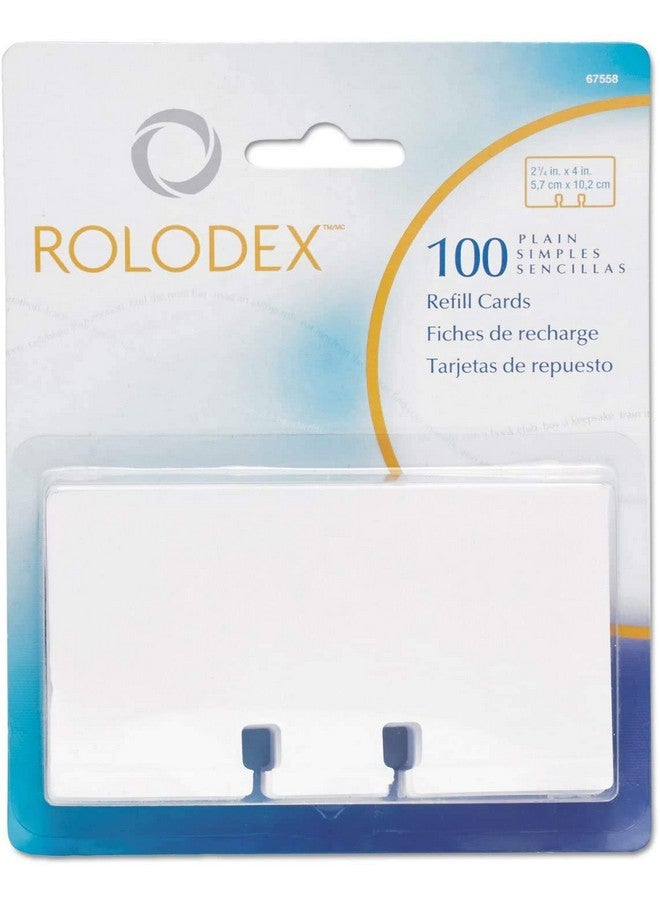 Rolodex 8 - Rolodex Plain Unruled Refill Card (2-Pack - Image 2