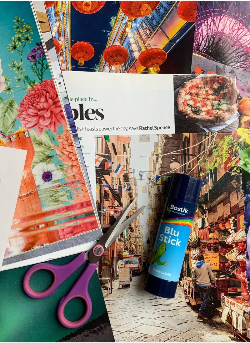 Bostik Bostik Blu Stick Glue Sticks, Goes on Blue, Dries Clear, Solvent Free, Washable, 4 x 8g sticks  - Image 3