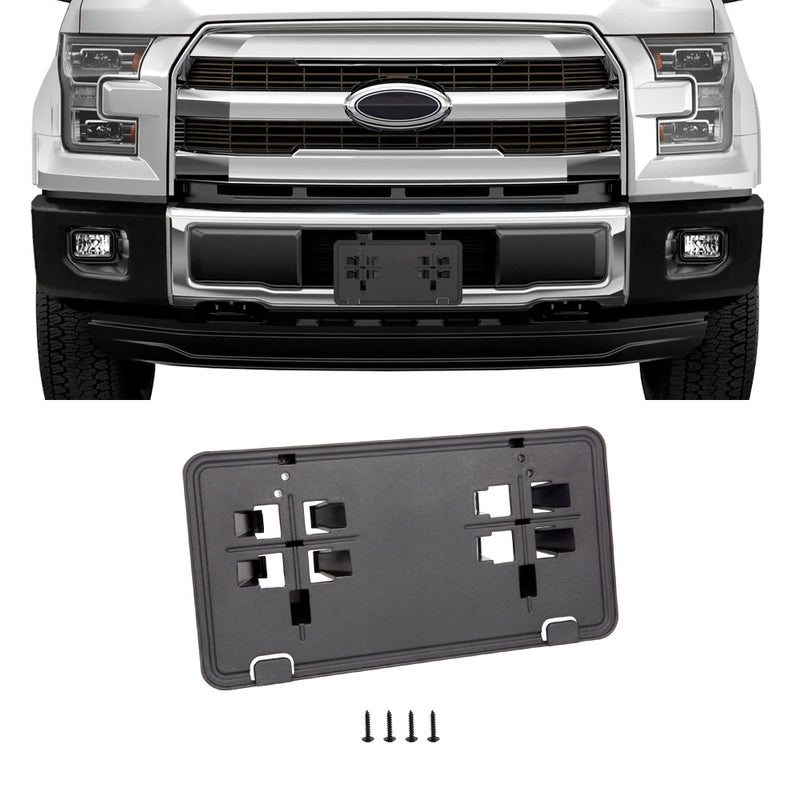 Phamyor Original Front License Plate Bumper Mounting Bracket Fit for Ford F150 20152017 Replace FL3Z17A385B 3417N388BB FO1068166