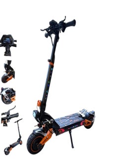 Niyazi Electric Scooter | Electric Scooter for Adults | Russian T3 PRO Scooter | Giant of Original Motors | Dual 3200W Motors | 60V – 21Ah Battery | Hydraulic Brakes | 11-Inch Tubeless Tires | Front and Rear Suspension | Battery Cover with Secret Code | Front and Rear Turn Signals | Balance Pin | High Quality | 1-Year Warranty on Motor and Battery  - Image 2