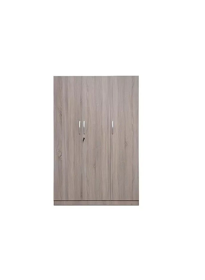Galaxy Design Decasta 3 Door Wardrobe – Grey 180x121x42-cm - Image 1