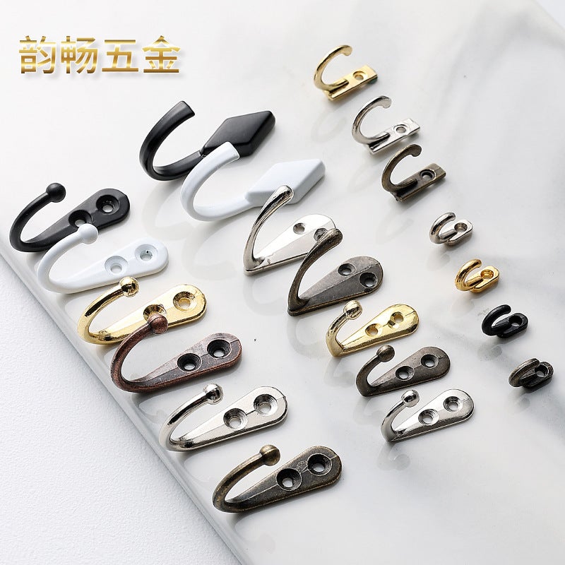 general Zinc Alloy Single Coat Hook Antique Style Wall Mount for Clothes Scarves - Image 5