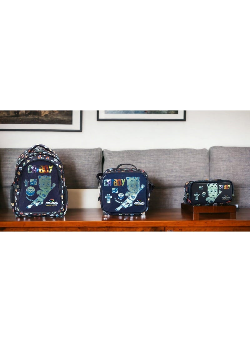 Me Çanta Me Bag Pj Masks Power Heroes Licensed Men's School Bag Set (3 Pieces)  - Image 2