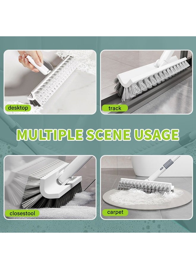 Generic - Multi-Functional Broom V-Shaped Design, Long-Handled Scrub Brush 180° Rotatable Brush Head Design, Suitable for Cleaning in Various Occasions - Image 1