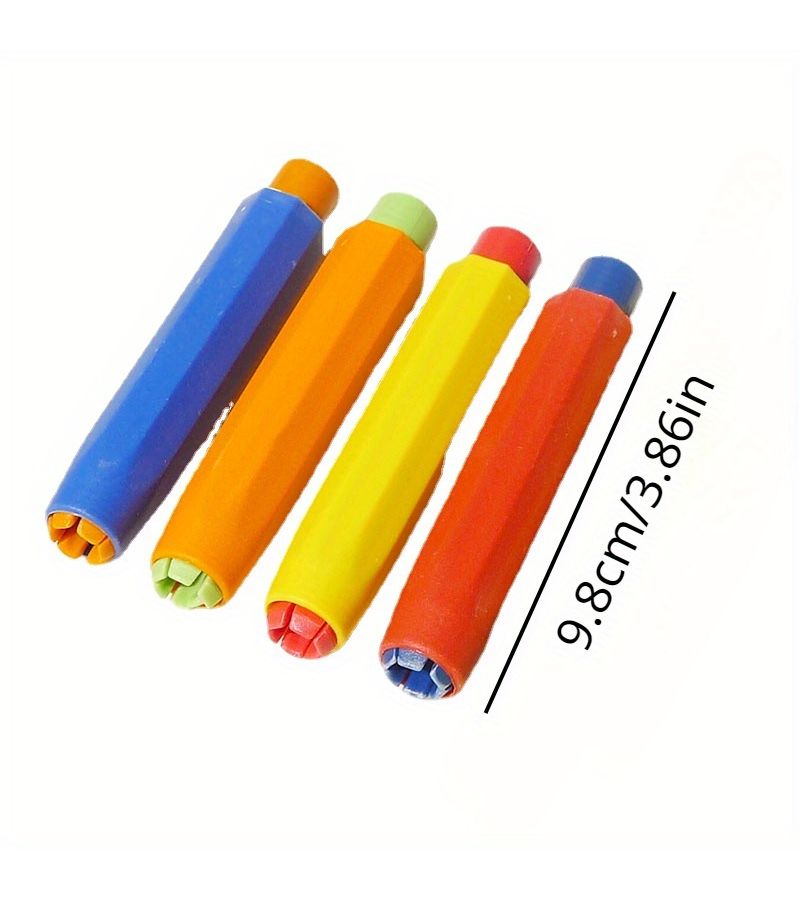5 Colored Chalk Holders Ultra Fine Round Head Dust Free For Blackboard Writing Drawing - Image 4