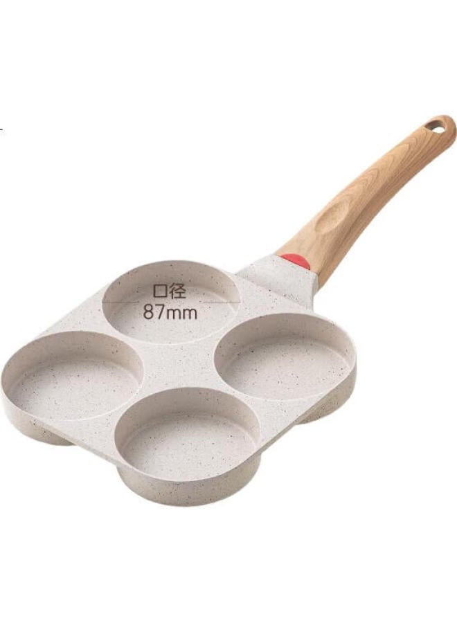 Asd Non-Stick Frying Pan, Breakfast Egg And Burger Pan, Multifunctional Maifanite Color Flat Bottom Pan 18Cm, Compatible With Induction Cookers - Image 1