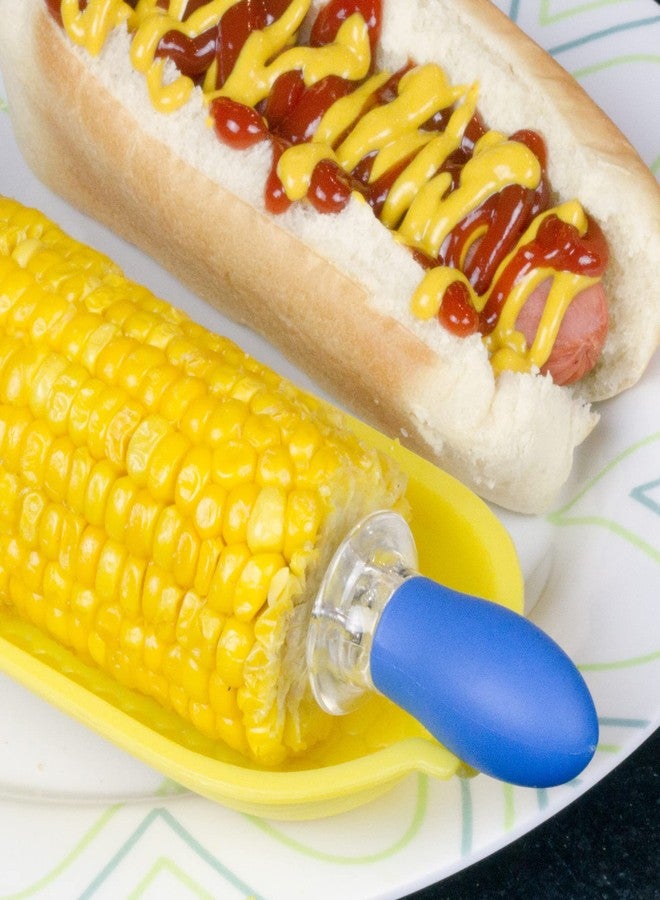 شيف كرافت مجموعة حوامل الذرة العملاقة من شيف كرافت كلاسيك إيزي ستور، 8 قطع، أصفر/أخضر/أزرق/برتقالي - Image 4