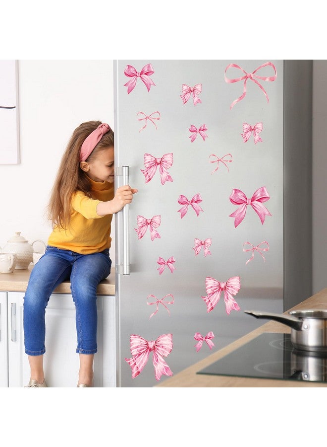 Whaline ملصقات حائط قوس قزح وردية عصرية من واهلين 12 ورقة، ملصقات جدارية من قوس قزح وردي فاتح لحفلة يوم الحب للبنات، 7.9 × 11.8 بوصة - Image 5