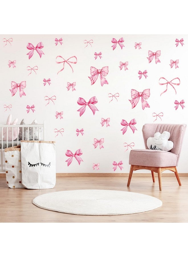 Whaline ملصقات حائط قوس قزح وردية عصرية من واهلين 12 ورقة، ملصقات جدارية من قوس قزح وردي فاتح لحفلة يوم الحب للبنات، 7.9 × 11.8 بوصة - Image 4