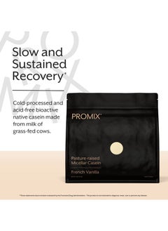 ProMix Nutrition Promix Casein Protein Powder, Vanilla- 2.5lb Bulk - Grass-Fed & 100% All Natural - Slow & Sustained Recovery Post Workout Fitness - Shakes, Smoothies, Baking & Cooking Recipes - Gluten-Free  - Image 2
