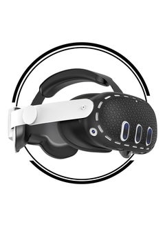 IINE Meta 3 Host Protective Shell Case Silicone/TPU Dust prevention Anti scratch Drop-proof VR Accessories Case Cover Glasses Helmet for VR Shell Cover Skin for Quest 3 Headset Accessories  - Image 2