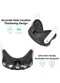 IINE Meta 3 Host Protective Shell Case Silicone/TPU Dust prevention Anti scratch Drop-proof VR Accessories Case Cover Glasses Helmet for VR Shell Cover Skin for Quest 3 Headset Accessories  - Image 4