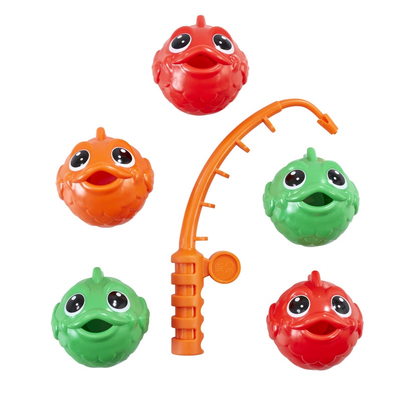 Goliath Wahu Let's Go Fishin' 6-Piece Kids Pool and Bath Toy Set for Ages 5+, Kids Fishing Water Toys Set with 1 Fishing Pole and 5 Colorful Fish - Image 2