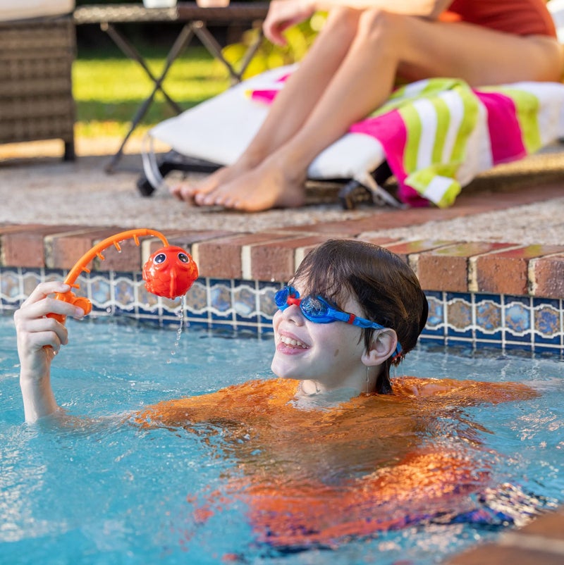 Goliath Wahu Let's Go Fishin' 6-Piece Kids Pool and Bath Toy Set for Ages 5+, Kids Fishing Water Toys Set with 1 Fishing Pole and 5 Colorful Fish - Image 4