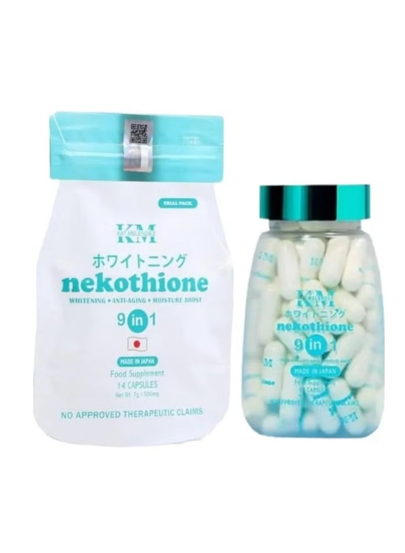 KM Nekothione 9 in 1 Whitening 500mg 60 capsules+14 capsules