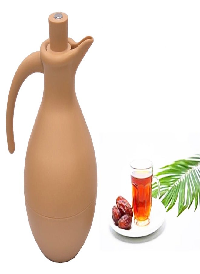Bright Stone Pale Ivory Vacuum Flasks, 1L  - Image 2