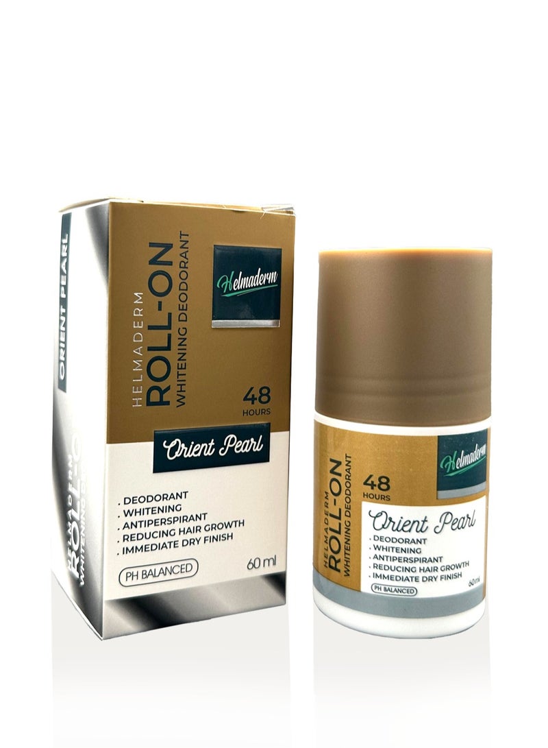 HelmaDerm Deodorant Whitening Roll-on Hair Reducer With Orient Pearl 60mlDeodorant Whitening Roll-on Hair Reducer With Orient Pearl 60ml