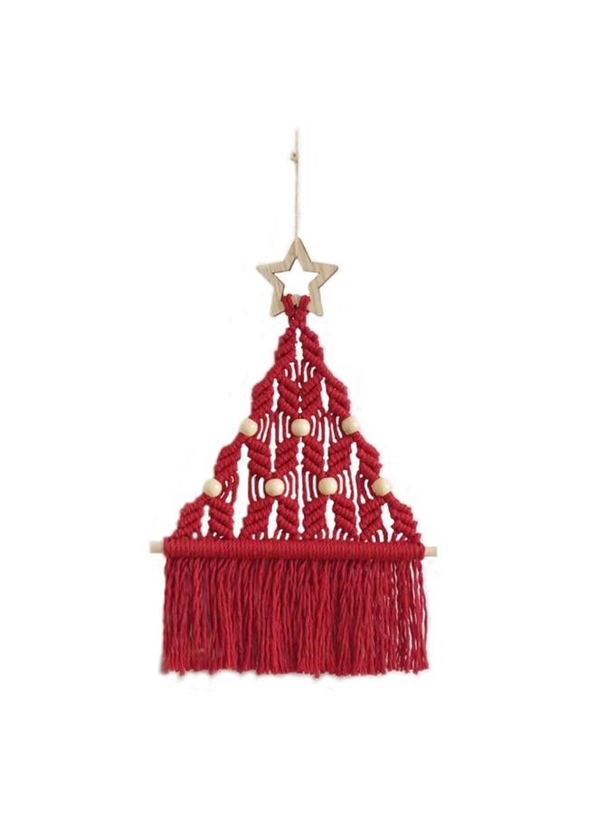 Bluejw New Christmas Decoration Hand-woven Tapestry Christmas Tree Pendant Cotton Rope Material Bag Foreign Trade New Supply  - Image 1
