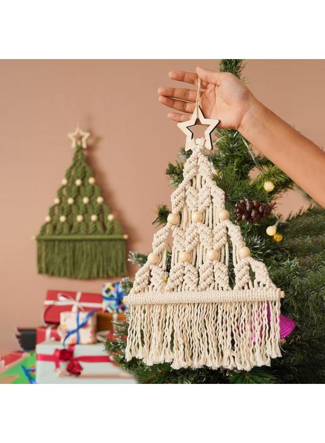 Bluejw New Christmas Decoration Hand-woven Tapestry Christmas Tree Pendant Cotton Rope Material Bag Foreign Trade New Supply  - Image 3